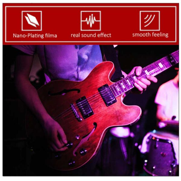 ⁦Orphee electric guitar string  Set of nickel plated steel guitar strings for electric guitar -RX15⁩ - الصورة ⁦3⁩