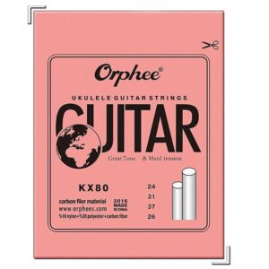 Nylon strings for Hawaiian guitars - white nylon.
