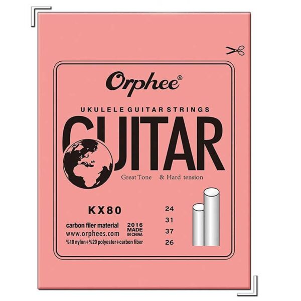 Nylon strings for Hawaiian guitars - white nylon.