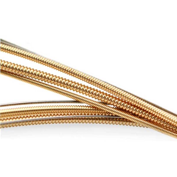 ⁦Orphie  QA160  electric guitar strings, golden color  -Moderate⁩ - الصورة ⁦2⁩