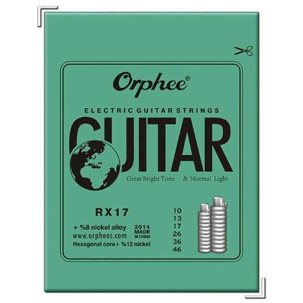 Orphee electric guitar string  Set of nickel plated steel guitar strings for electric guitar -RX17
