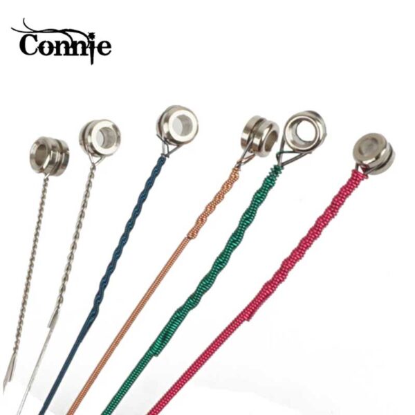 ⁦CONNIE 1 SET Colorful Folk Acoustic Guitar String Hexagonal core nickel FULL Extra light Extra Light Medium 0.11inch -0.52inch⁩ - الصورة ⁦3⁩
