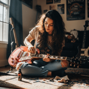 Professional daily electric guitar care for Hathor instruments