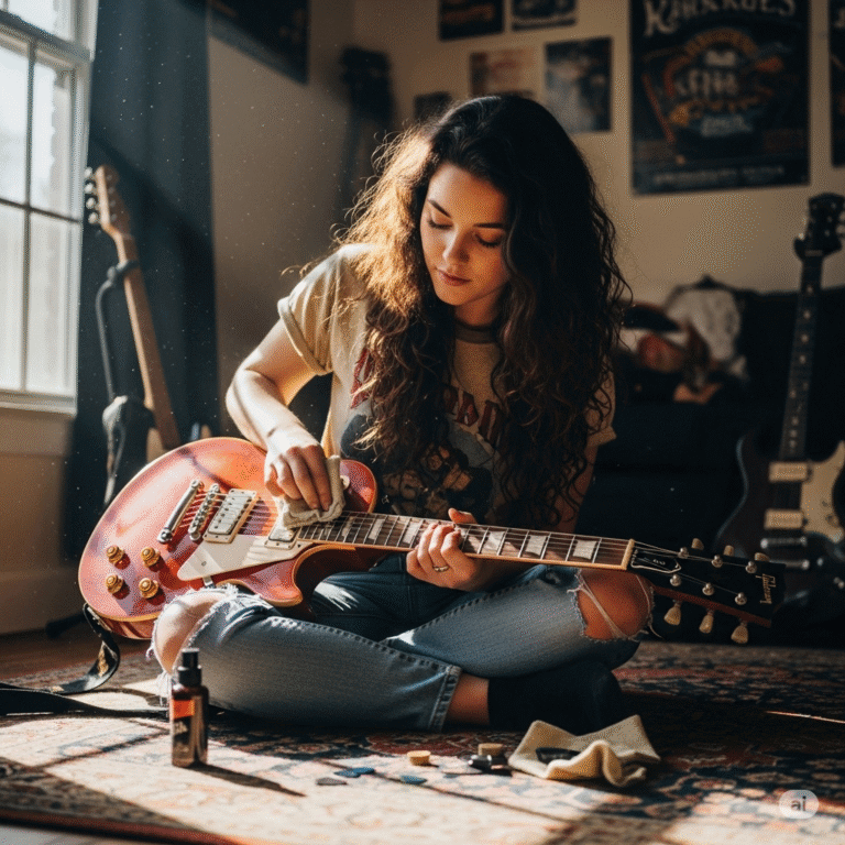 Professional daily electric guitar care for Hathor instruments