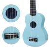 Ukulele 4 Strings Hawaiian Guitar 21 inch Light Blue